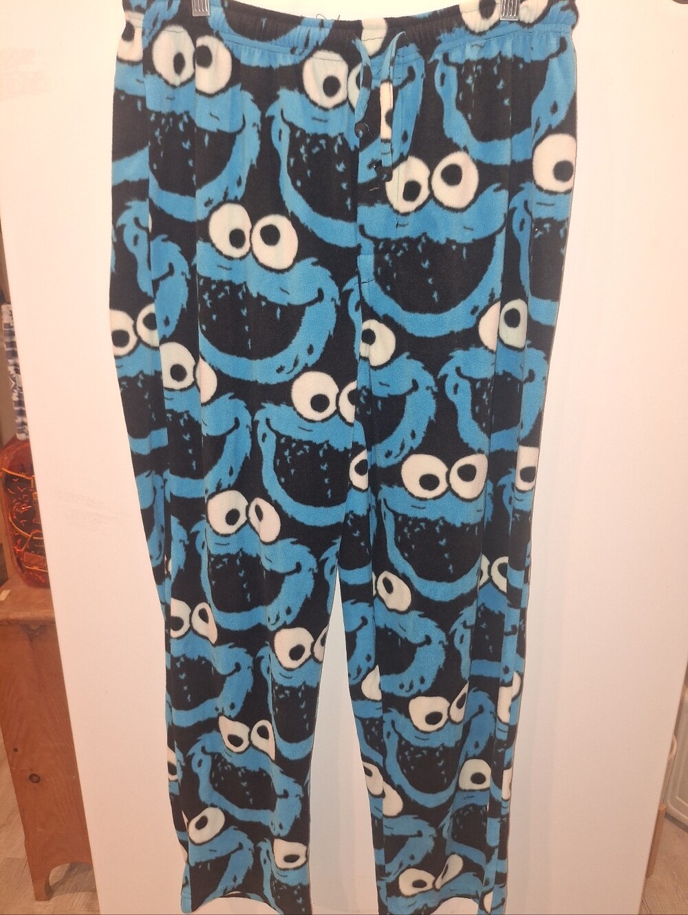 Blue Cookie Monster Mens Pajama Pants